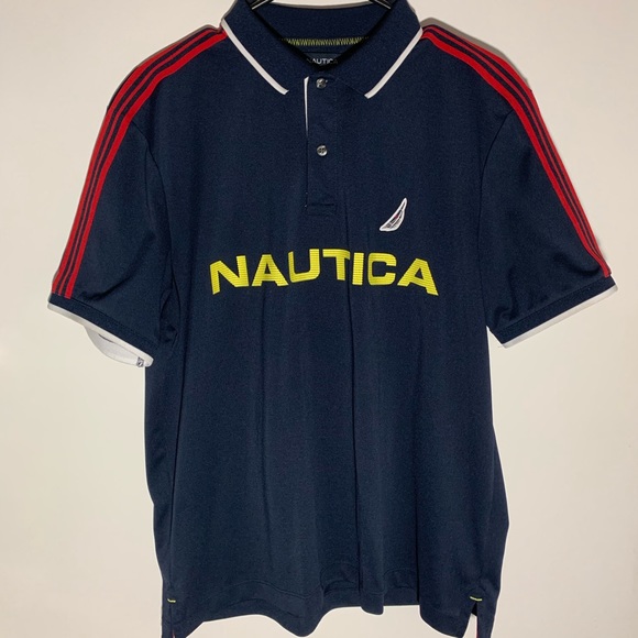 Nautica Polyester Polo - Picture 1 of 4
